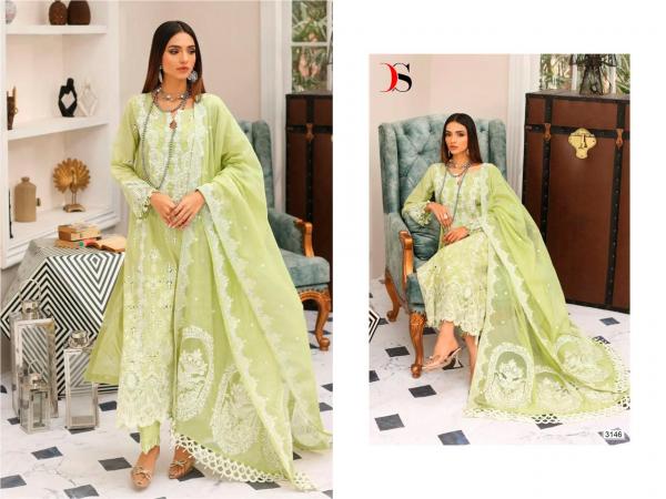 Deepsy Elaf Chikankari 23 Designer Pakistani Suits Collection